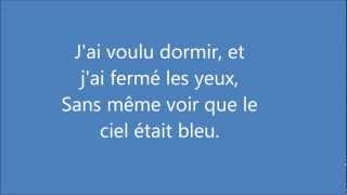 Tal - Le Sens De La Vie - Paroles (Lyrics) - YouTube