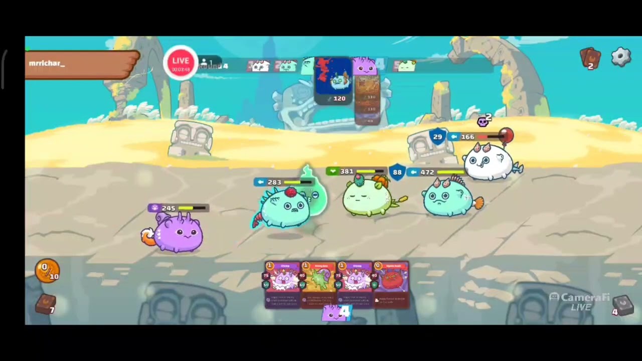 Reptile Vs Aqua.. Axie infinity