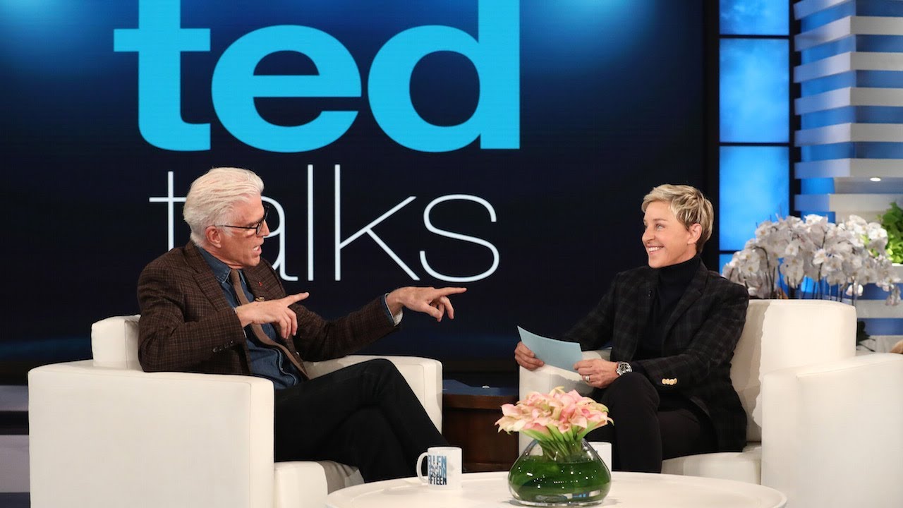 Ted Danson Tries to Trick Ellen in 'TED Talks'