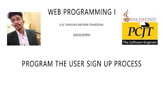 Celebrity Task 2   Program the user sign up process including input validations Profile