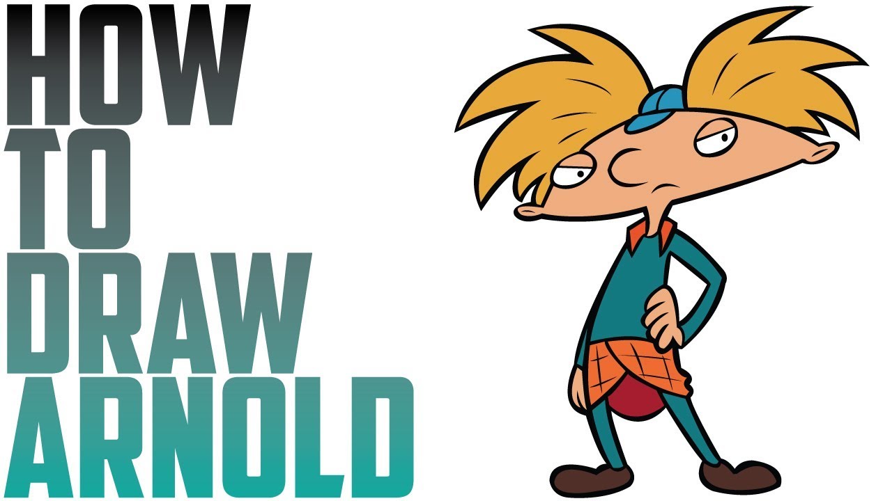 draw hey arnold cartoon, #drawingexpert, how to draw arnold, how ...