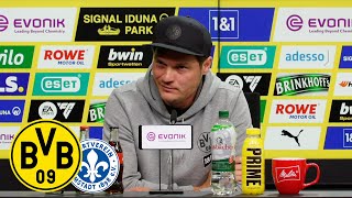 „Marco startet morgen als Kapitän“! | PK vor BVB - SV Darmstadt