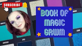 Trying NEW makeup - Purple GRWM Beauty Bay Book of magic