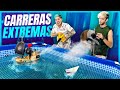 CONSTRUIMOS BARCOS Y NOS ENFRENTAMOS EN NUESTRA PISCINA GIGANTE (CARRERAS EXTREMAS) - Yolo Aventuras