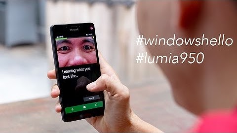 Thử khả năng nhận dạng mống mắt để đăng nhập trên Lumia 950