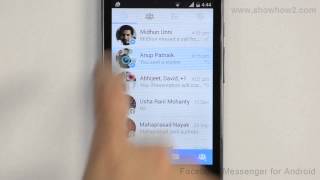 Facebook Messenger For Android - How To Search For An Image And Share It screenshot 3
