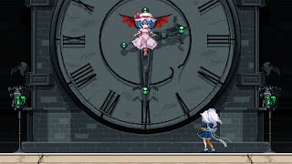 Touhou Luna Nights - Remilia (No Skills/Snail Time/Time Stop) + Secret Dialogue