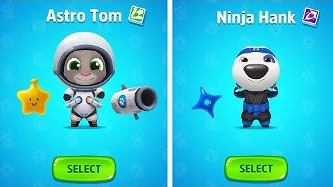 Talking Tom Splash Force // Astro Tom,Ninja Hank Vs Water Raccoon Monsters - Game Of Fame