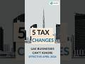 UAE Tax Update 2026: What Businesses Must Do Now #taxupdate #dubaitax #dubaibusiness #taxconsultant