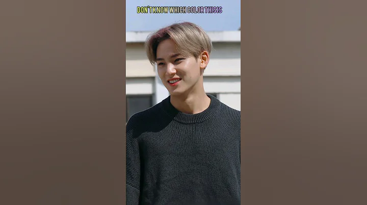 Kpop Visual Members in different hair colours: Svt Mingyu version #shorts #mingyu #svt