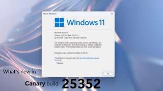 Windows 11 Canary Build 25352 And Whats New  Zinc Goes On