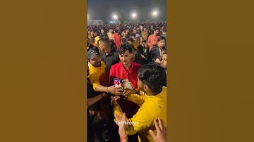 Darshan Raval In A Garba Event In Ahmedabad Gujarat #darshanravaldz #garba #event #bodyguard