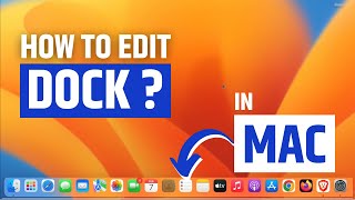 How to Edit Dock in Mac? | Macbook, Macbook Air, Macbook Pro | Mac Tutorials screenshot 4