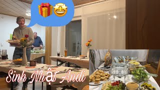 Sinh nhật Andi, MiG làm bữa tiệc nhỏ mời gia đình chồng và gđ bạn | Cuộc sống ở Đức