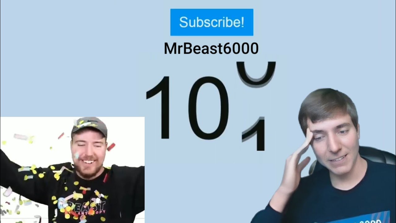 Mrbeast React Mrbeast6000 Hits 100 Subscribers But This Time He Say 100