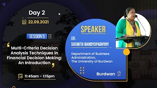 Five Days Online Faculty Development Programme|Session 5|Dr. Susmita Bandyopadhyay|ATAL FDP TUoB MBA
