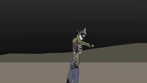 Zombie Walk 2D rigged