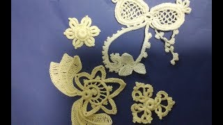 Irish Crochet lace　お花の中心