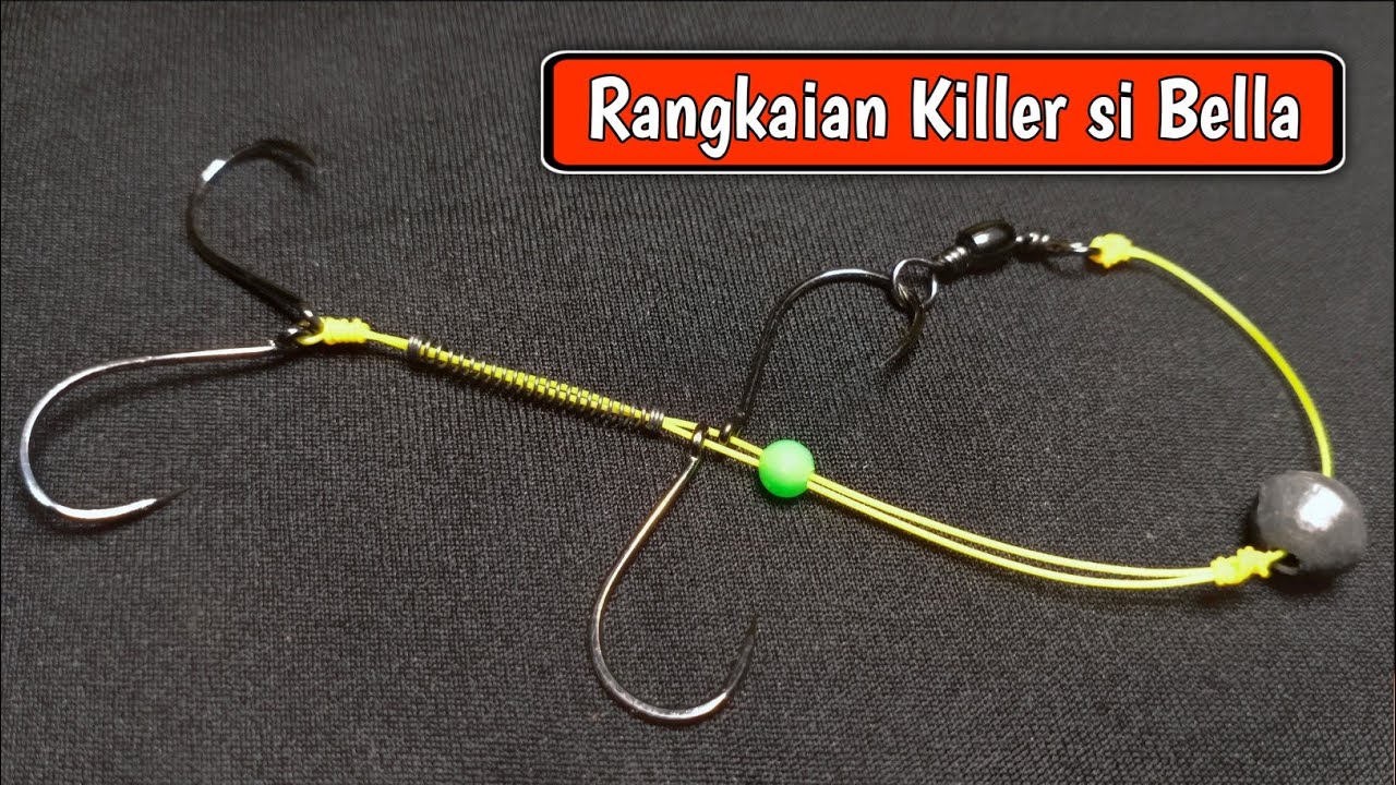 Rangkaian Pancing Belanak tanpa Kail Garong // Begini cara praktis membuatnya dengan mudah ‼️