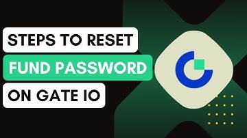 How To Reset Fund Password On Gate I.O (Quick & Easy) !