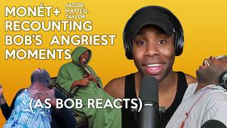 Monét X Change recounting Bob the Drag Queen's angriest moments off the pod as Bob reacts, compiled
