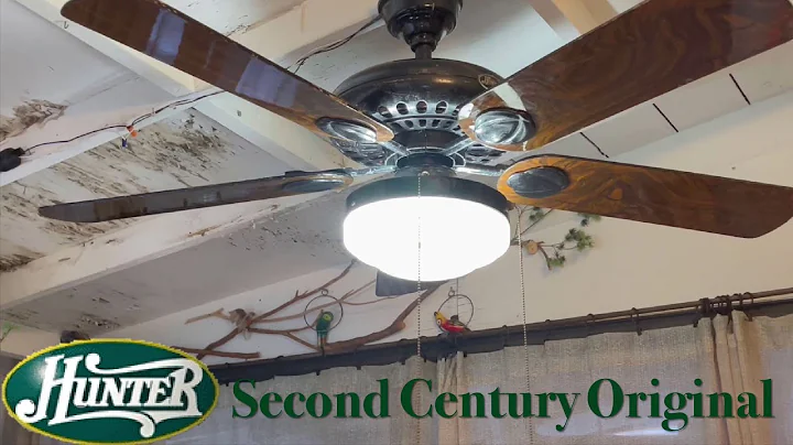 52" Hunter 2nd Century Original Ceiling Fan (After Wobble Reduction)