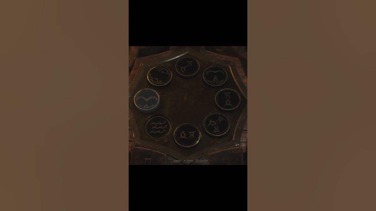 Resident Evil 4 Remake - Cave Shrine Puzzle [Chapter 4 Lake Door Symbols]