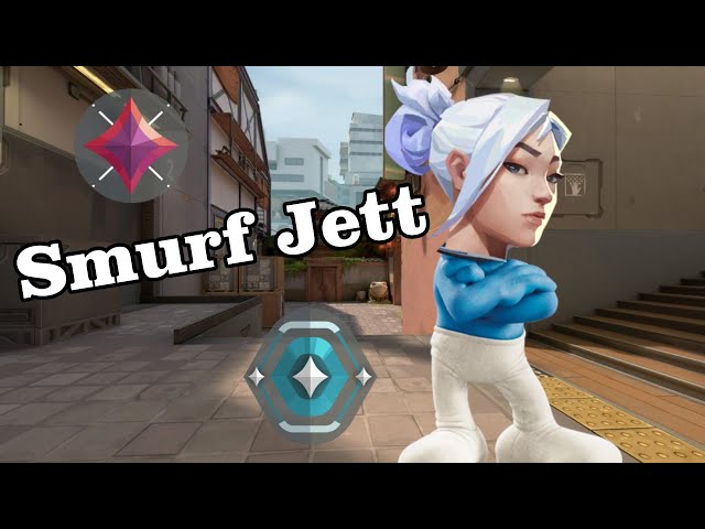 this jett is smurfing 