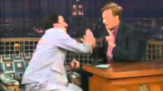 A less refined version of Borat on the Conan O'Brien show (Interview)