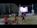 All India Basketball Tournament Goa- Bharat Patil of Maharashtra with his ankel breaker move