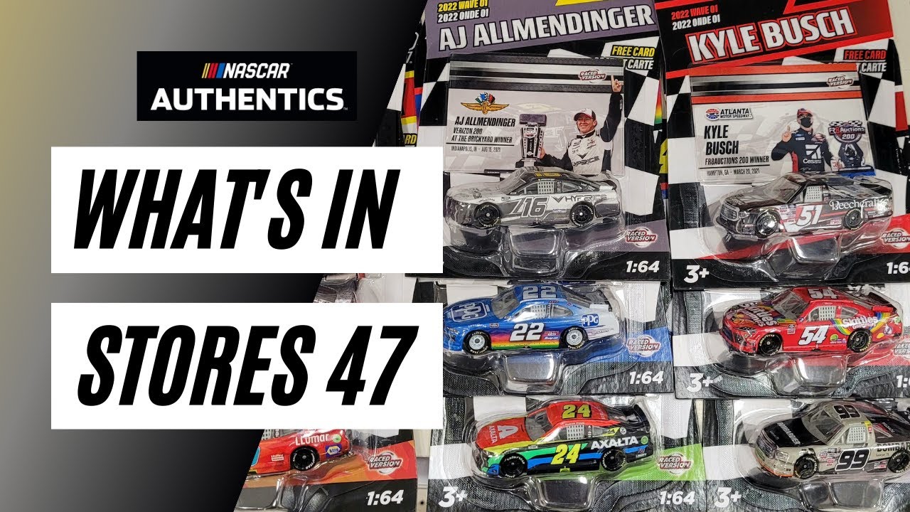 **WHAT'S IN STORES 47** - NASCAR AUTHENTICS 2022 WAVE 1 Hunt