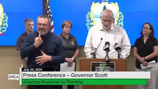 Governor Scott Administration Response to Flooding 7/24/24