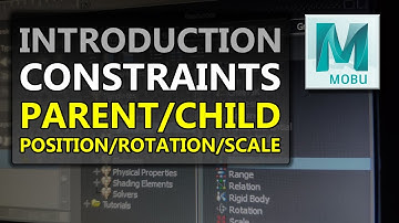 MotionBuilder Tutorial - Introduction to Constraints (Parent/Child, Position, Rotation and Scale)