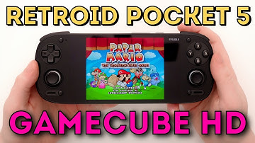 Retroid Pocket 5 AI Upscaled GameCube 1080p HD