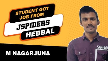 Placement Journey of BTECH Graduated as Software Developer | Jspiders Hebbal | M  NAGARJUNA
