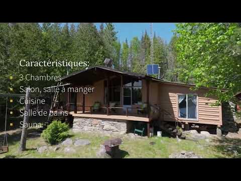 Chalet sur île du Lac Ostaboningue (ZEC Kipawa) YouTube