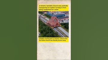 Sweden Moved a 400-Ton Church to Save It from a Mine