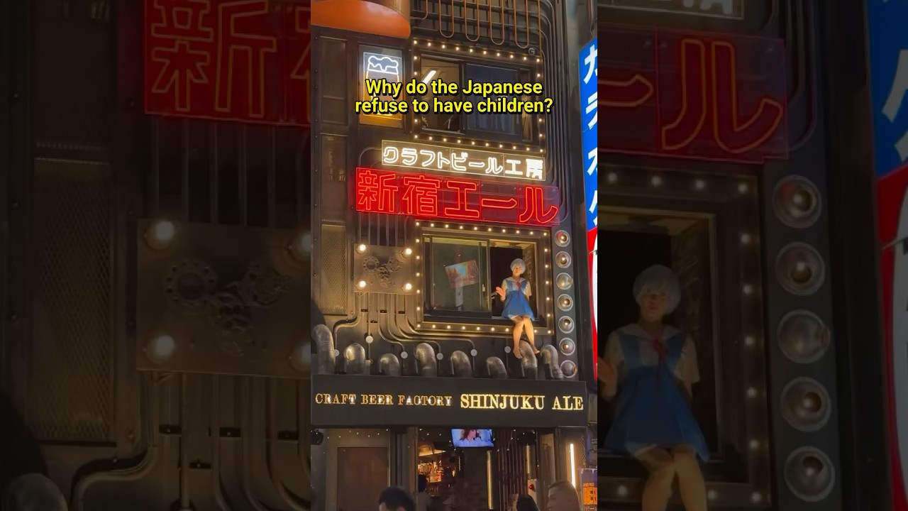 The Japanese don't want to have children 😨🇯🇵