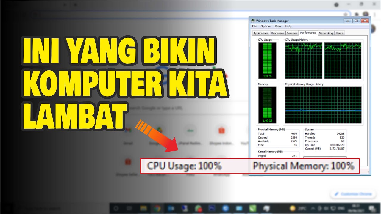 Cara Memperbaiki Komputer/Laptop Lambat/Lemot | Tips Jika Komputer