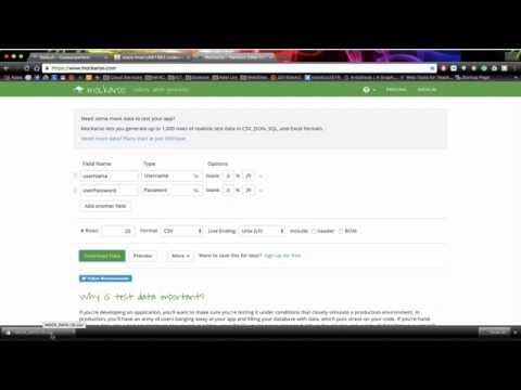 phpMyAdmin populating tables quickly with big data and Mockaroo