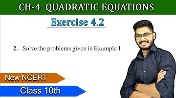 Class 10th Question 2 of EX 4.2 CH 4 Quadratic Equations  || NEW NCERT || CBSE BY RAJEEV SIR