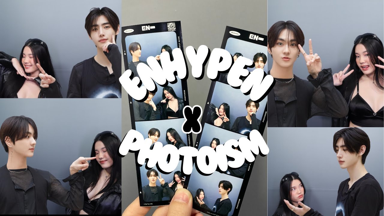 TAKING PICTURES W/ ENHYPEN X PHOTOISM NEW ARTIST FRAMES + HALLOWEEN PHOTOSHOOT
