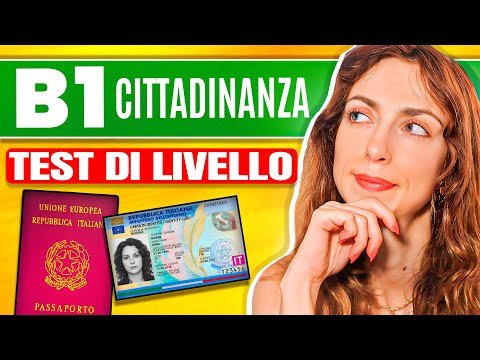 Esame B1 Cittadinanza: Prova questo Test d'italiano 🇮🇹 (#2)