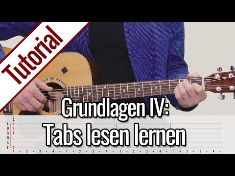 Video: Wie Man Gitarren-Tabs Spielt