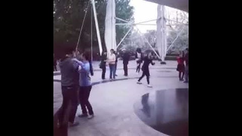 Brazilian Zouk class with Lesley Tam in the park of Beijing, China | April 2017