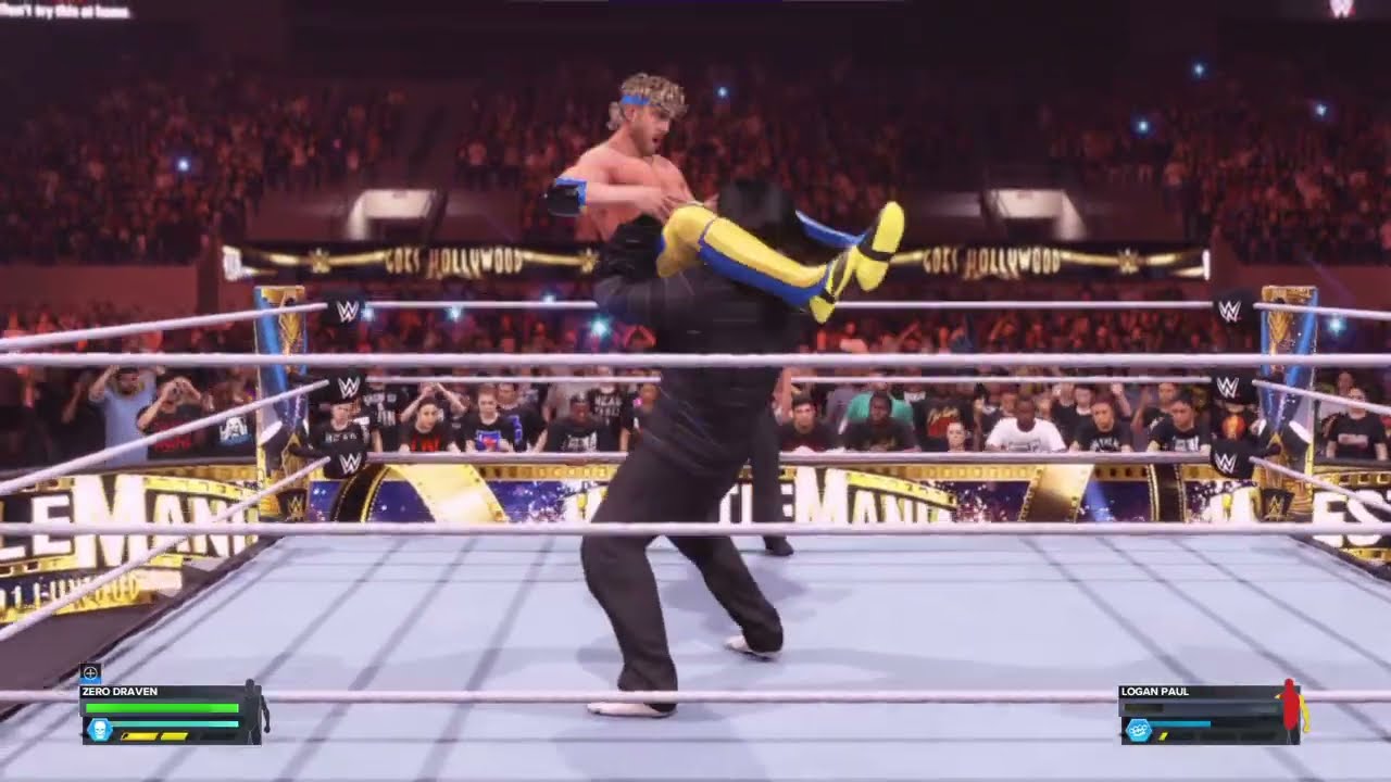 Zero Draven Annihilates Logan Paul at Wrestlemania: MyRise | WWE 2K24