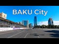 BAKU City Tour - Driving Downtown - Azerbaijan