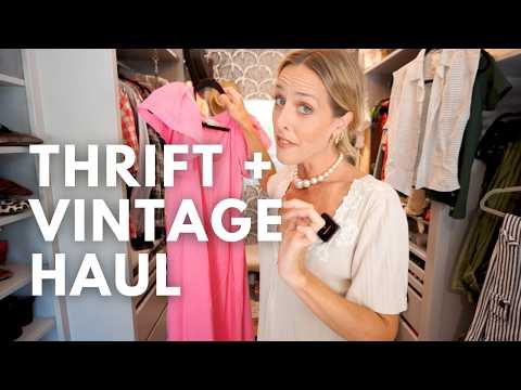 Thrift and Vintage Haul from My Summer Travels/New York and South Carolina