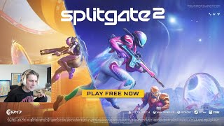 xQc Reacts to Splitgate 2 Battle Royale Announcement | Summer Game Fest