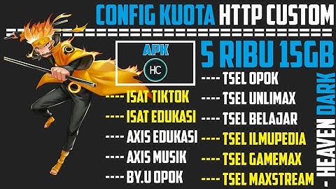 UPDATE | Config All Telkomsel | Telkomsel Opok | Extra Unlimited | Config Terbaru | Heaven Dark